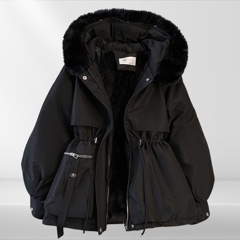 Cloe – Damen-Daunenjacke mit abnehmbarem Kragen