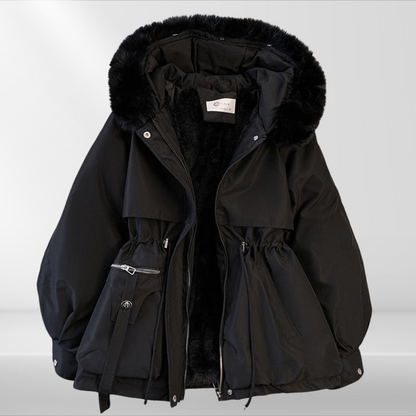 Cloe – Damen-Daunenjacke mit abnehmbarem Kragen