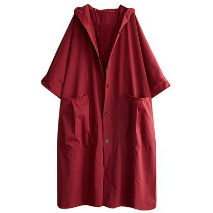 Nona - Wasserfeste, locker geschnittene Damenjacke mit Kapuze