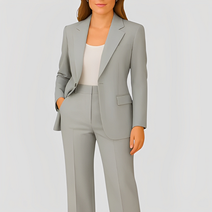Maeva - Langer eleganter Blazer und Hose für Damen Set