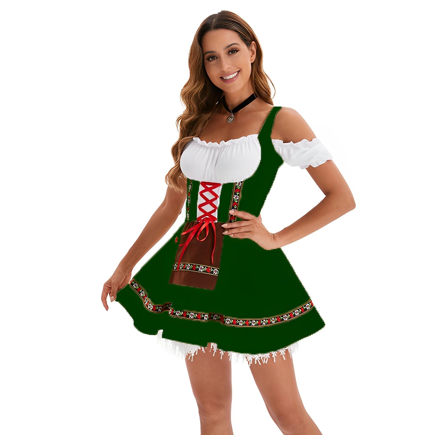 Adella - Schickes kurzes Trachten-Dirndl für Damen