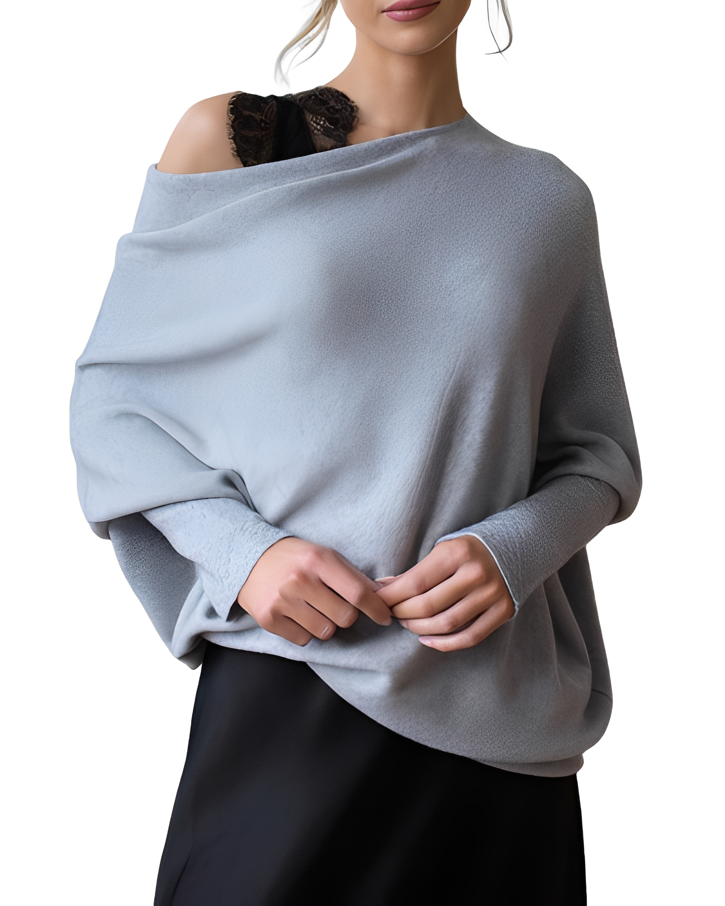 Gabrielle - Eleganter Damenpullover mit offenen Schultern