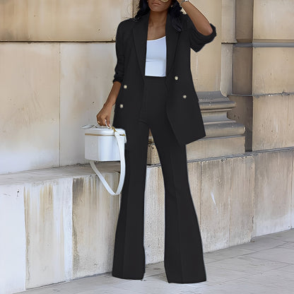 Mélanie - Langer, schicker und eleganter Blazer für Frauen Set