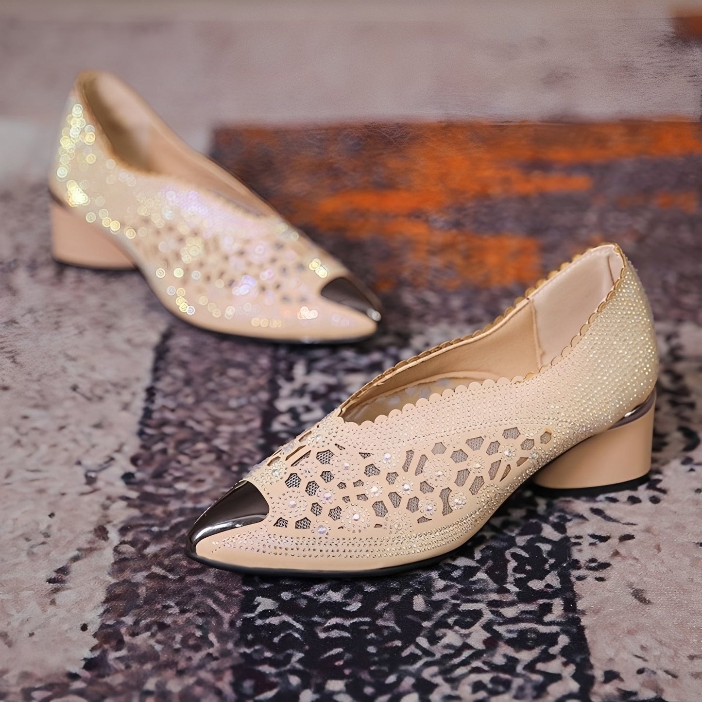 Priscille - Elegante Sandalen aus Netz für Frauen