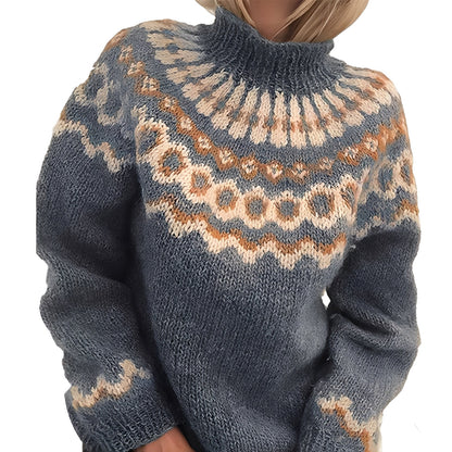 Fiona - Rollkragenpullover aus Strick für Damen
