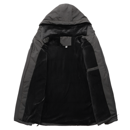 Karl - Vielzweck Herren-Fleecejacke mit Kapuze