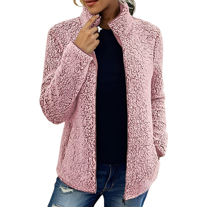 Larissa - Modische und warme Damen-Fleecejacke