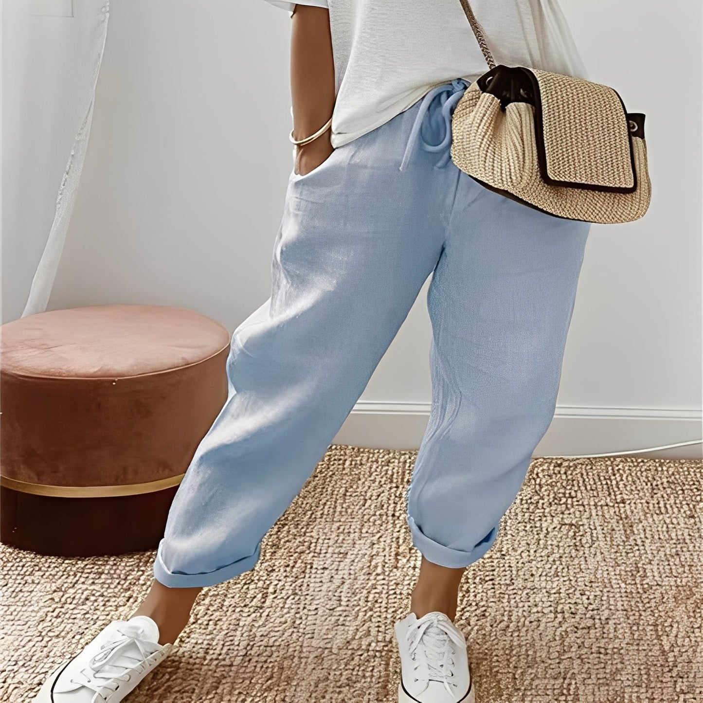 Jacinthe - Bequeme Hose mit Kordelzug für Damen