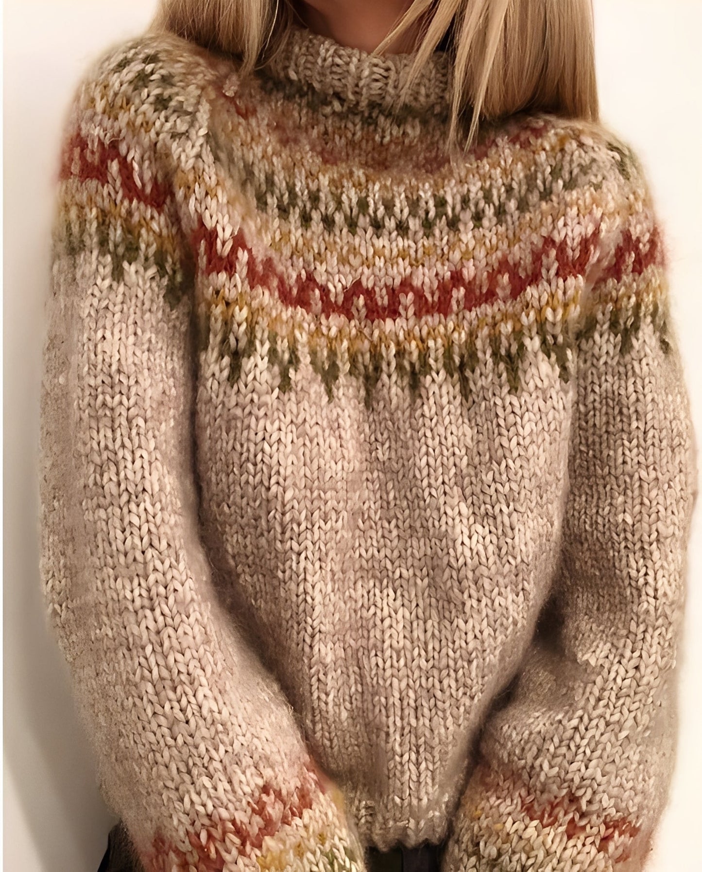 Macey - Damenpullover mit grobem Strick