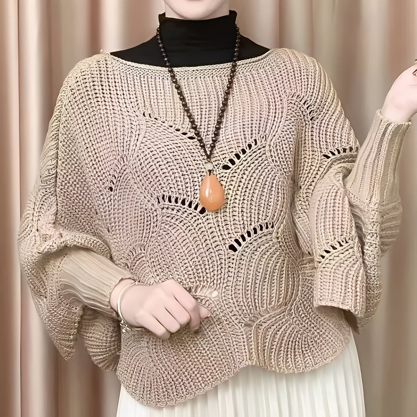 Celestine - Damen-Thermopullover mit lockeren Ärmeln