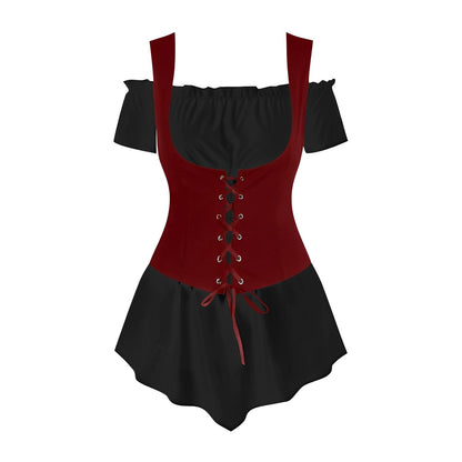 Danica - Damen-Outfit mit Schnürung fürs Oktoberfest