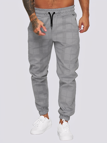 Jaeden - Modische kariert Herren-Hose