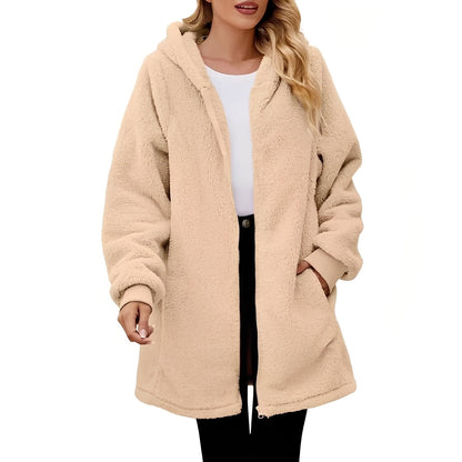 Bernadine - Komfortable Damen-Fleecejacke mit Kapuze