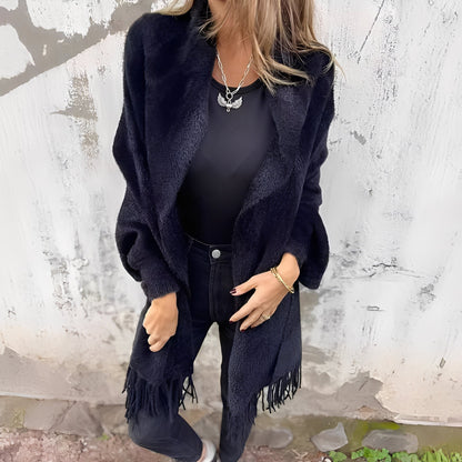 Bethney - Modische, legere Damenstrickjacke