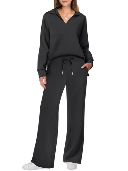 Justina - Bequemes Damen-Set mit Pullover und Hose