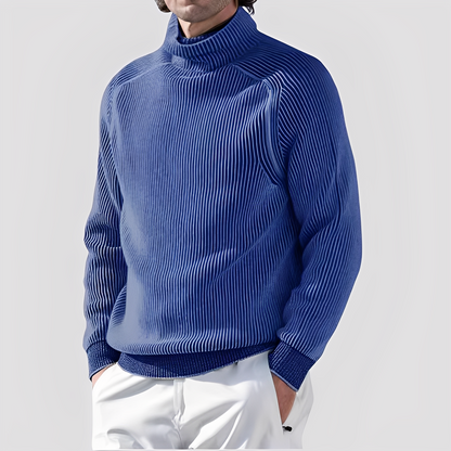 Chadwick - Eleganter, warmer Herrenrollkragenpullover aus Wolle
