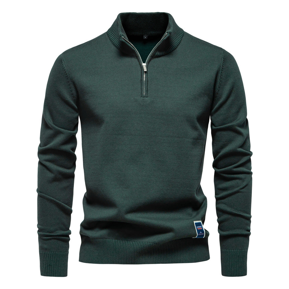 Caelum - Komfortabler Slim-Fit-Strickpullover für Herren