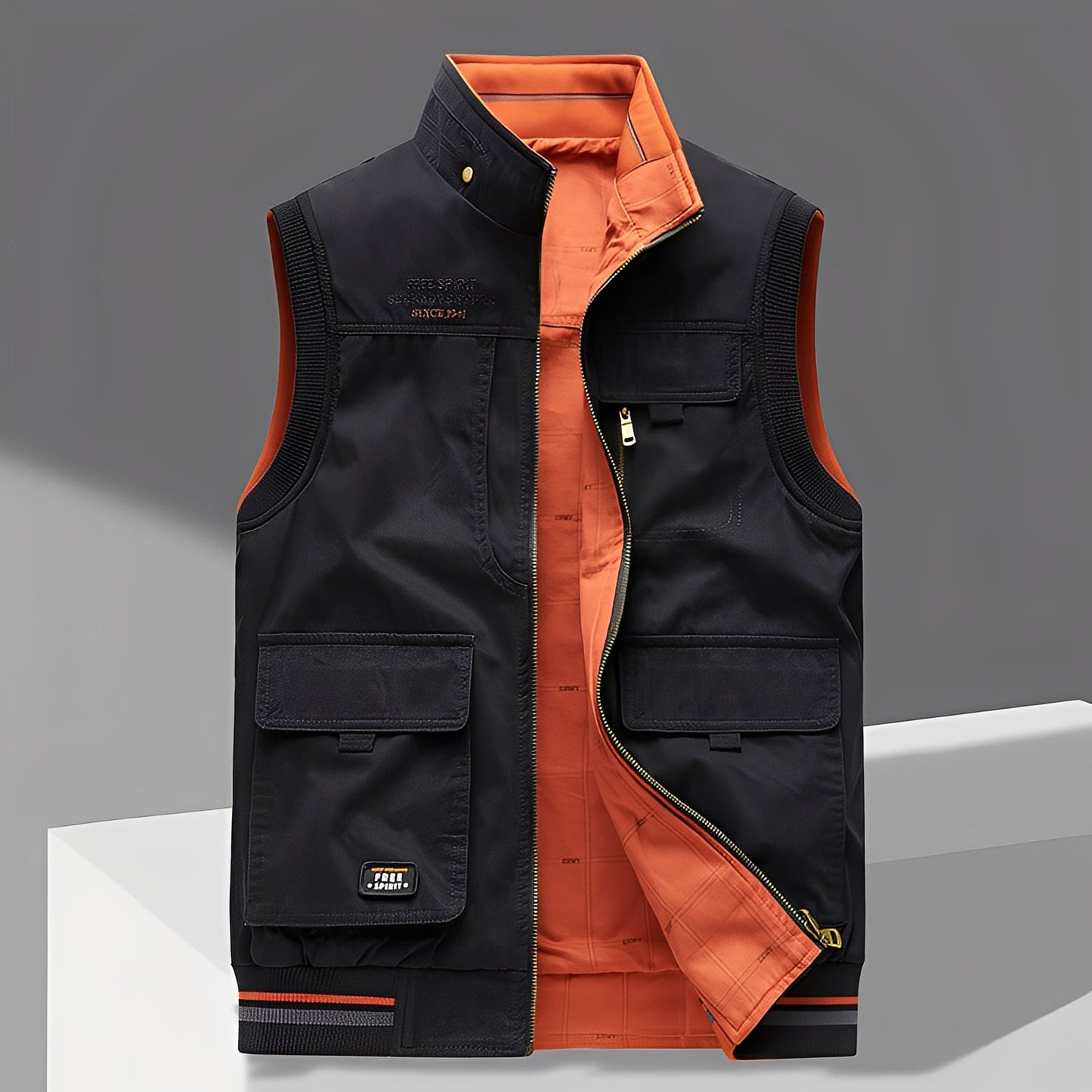 Géraud - Luxusweste mit vielen Taschen für Herren