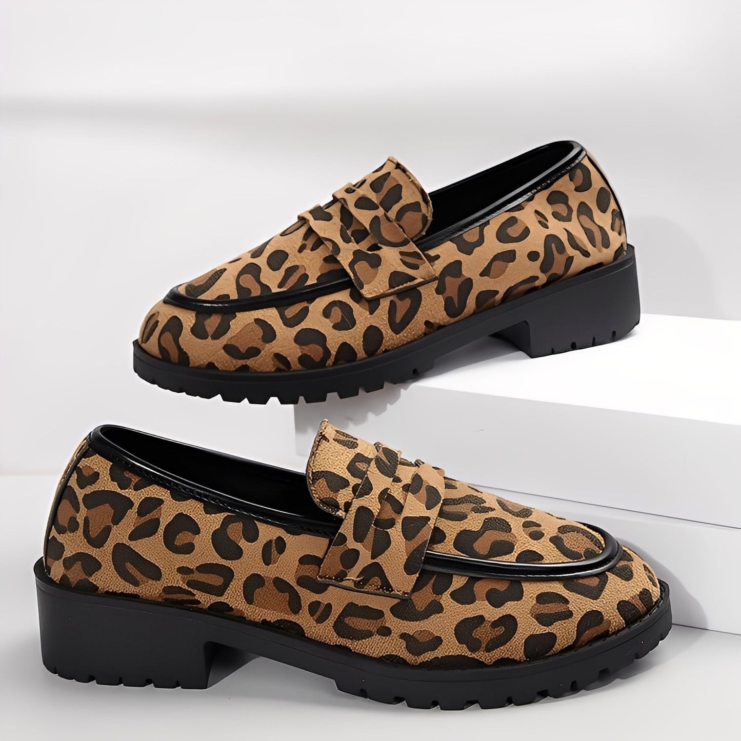 Camélia - Elegante Schuhe mit Leopardenmuster für Frauen