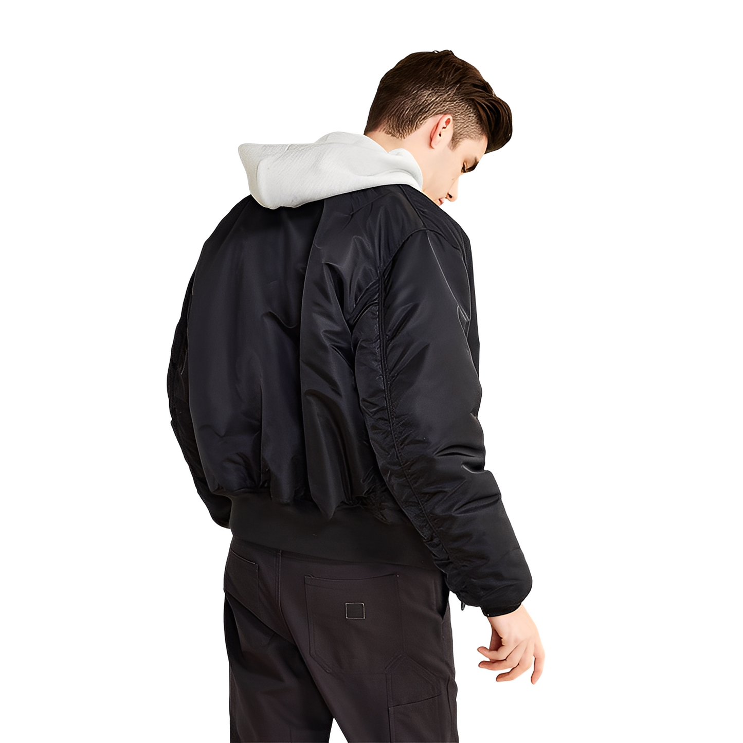 Norbert - Gefütterte Retro-Bomberjacke für Herren