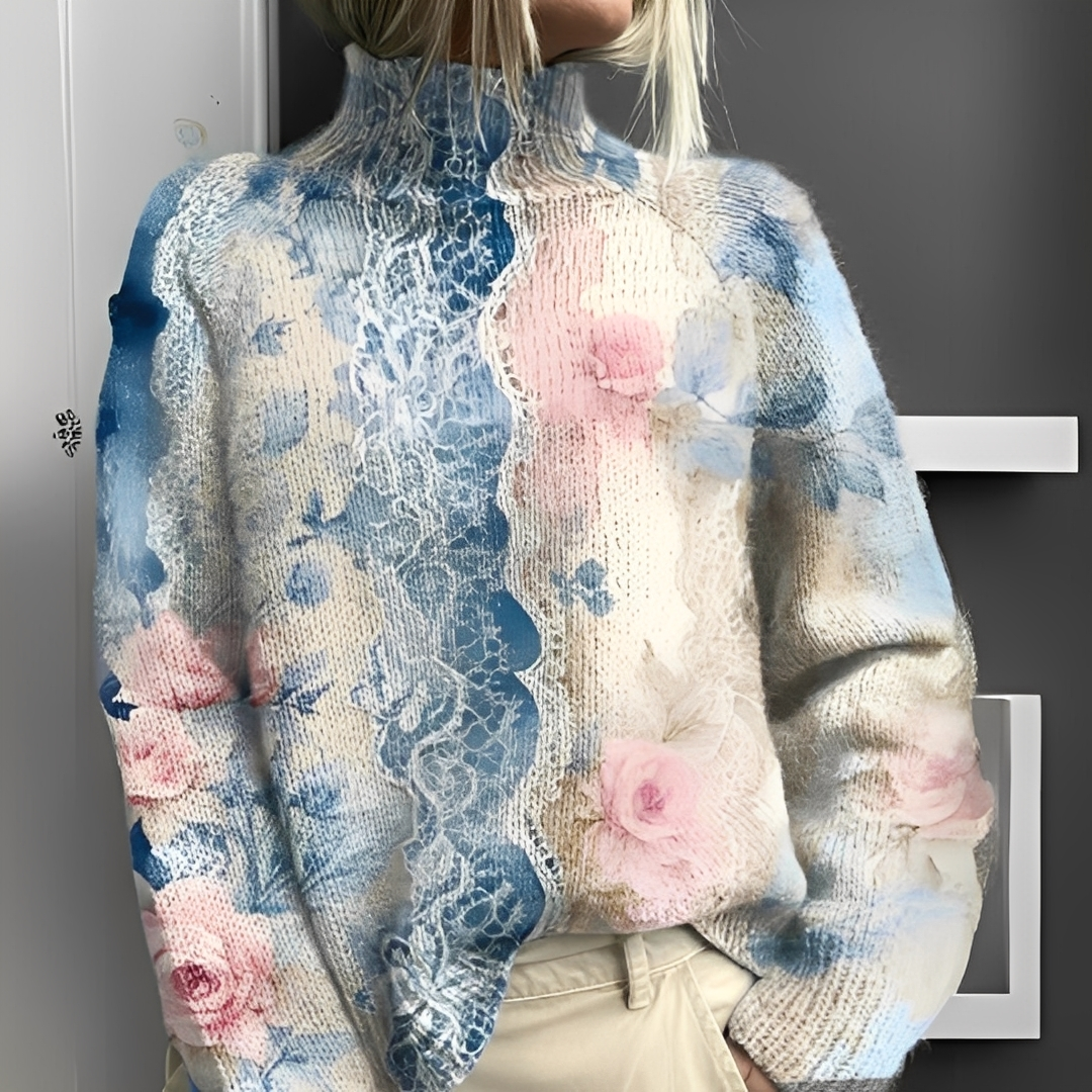 Olivia - Bequemer Rollkragenpullover für Damen