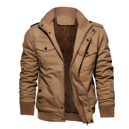 Gary - Modische Herren-Fleecejacke mit Taschen