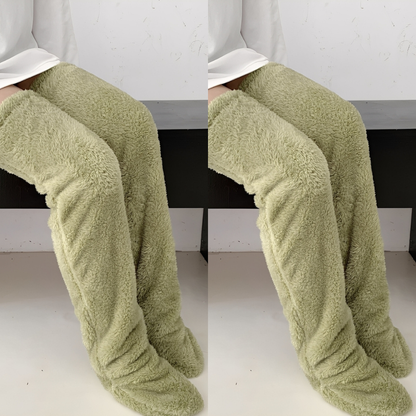 Camellia - Warme, kniehohe Wintersocken für Damen