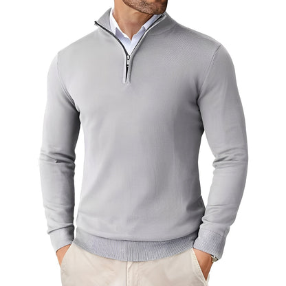 Darell - Stilvoller Herren-Strickpullover mit Zipper