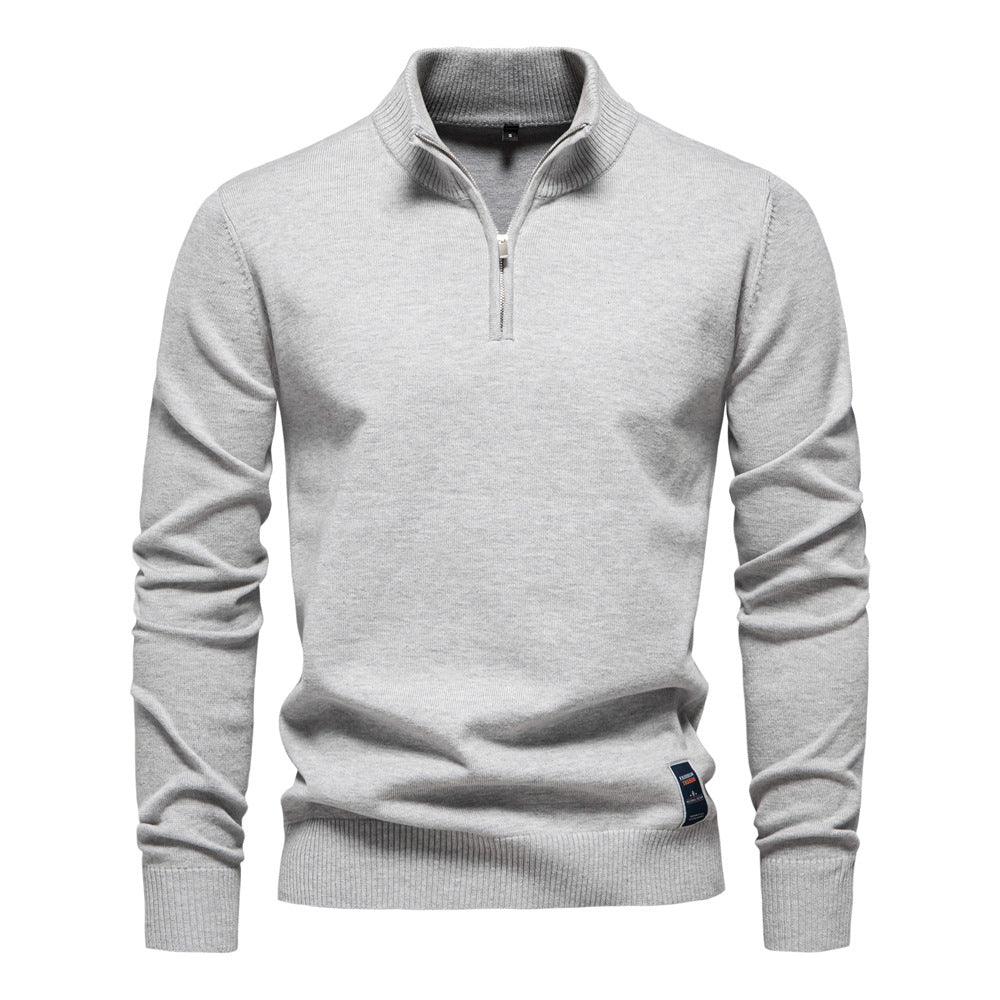 Caelum - Komfortabler Slim-Fit-Strickpullover für Herren