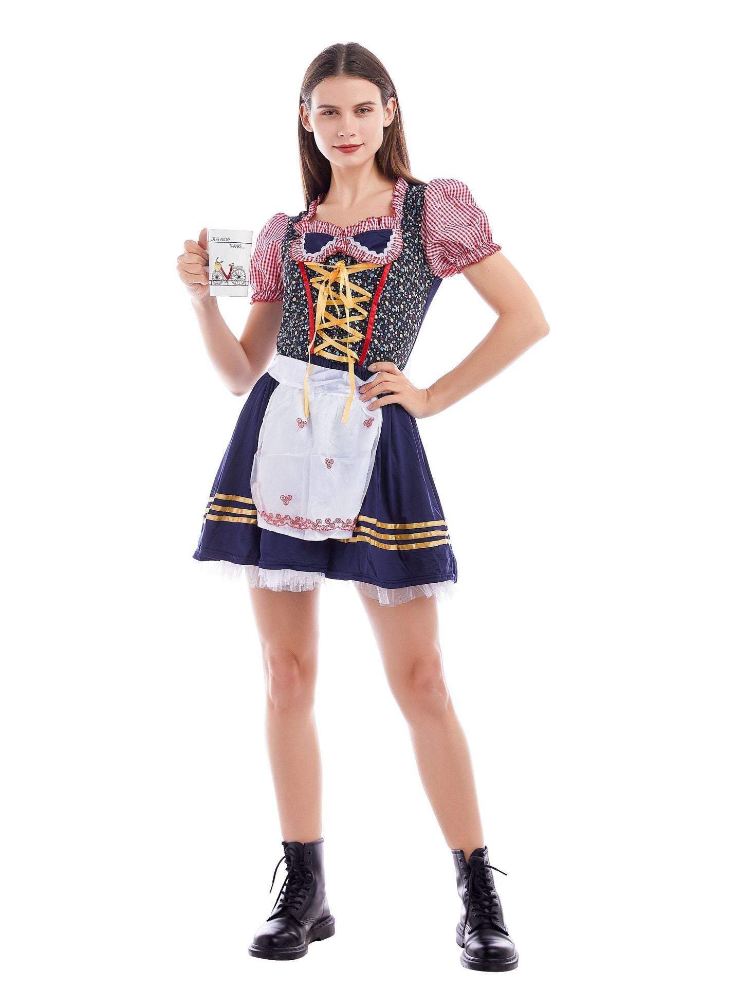 Charisse - Enges Damen-Midikleid für das Oktoberfest