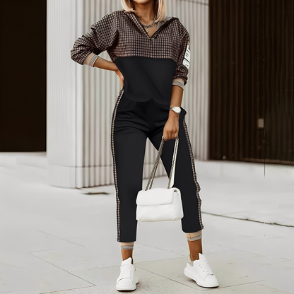 Hollie - Damen-Trainingsanzug mit Reißverschluss im aktuellen Stil