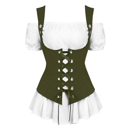 Danica - Damen-Outfit mit Schnürung fürs Oktoberfest