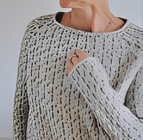 Lucrèce - Lockerer Strickpullover mit Bateau-Ausschnitt für Damen