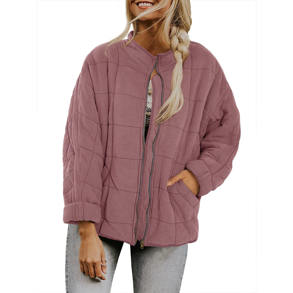 Jordana - Geräumige Daunenjacke mit Taschen für Damen