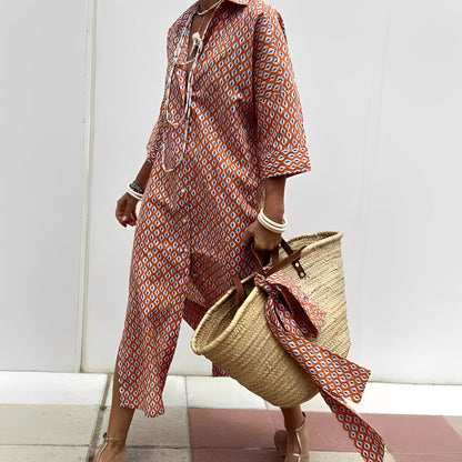 Paulette - Klassisches gestreiftes Hemdkleid für Frauen