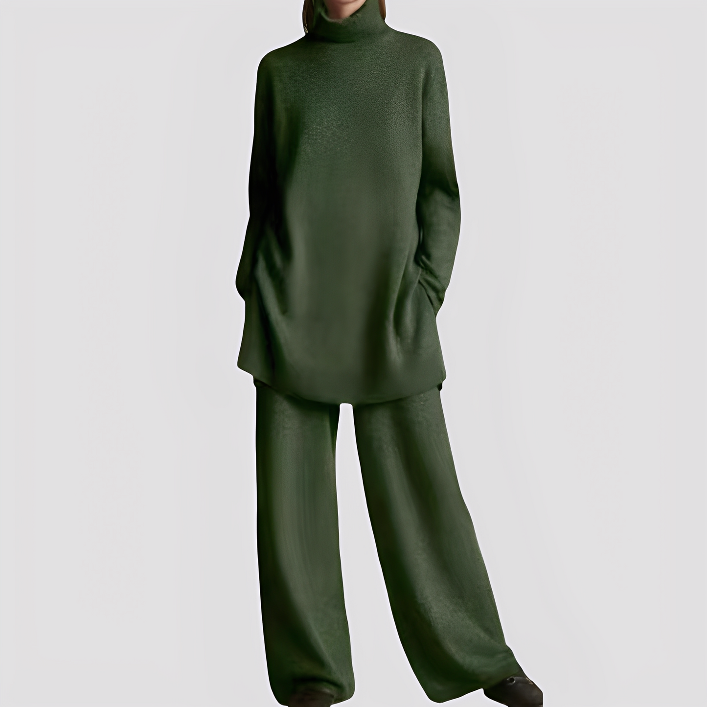 Jessica - Schickes Lounge-Set mit Rollkragen für Damen