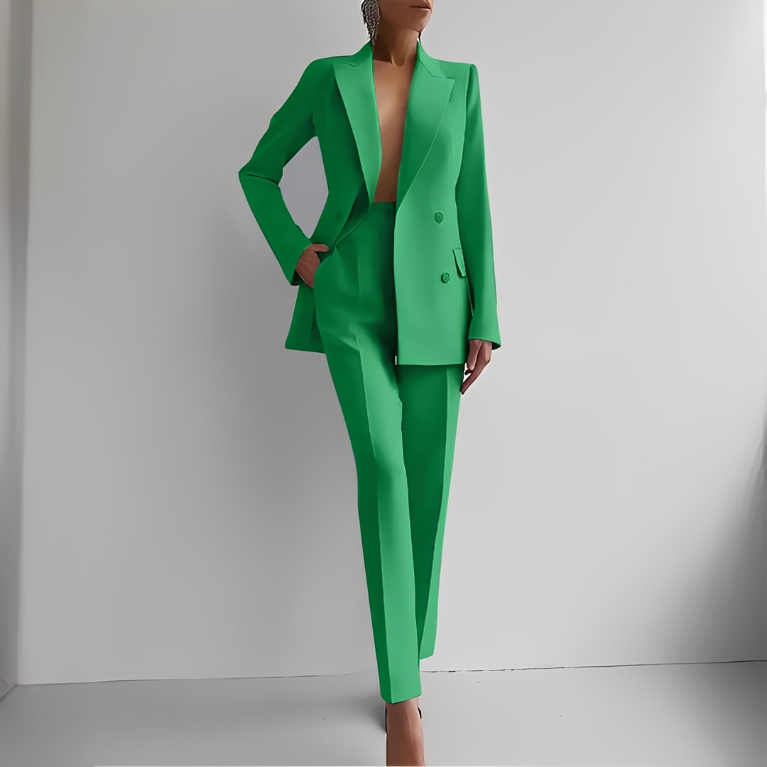 Marguerite - Anzugset formell mit langem Blazer für Damen