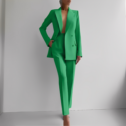 Marguerite - Anzugset formell mit langem Blazer für Damen