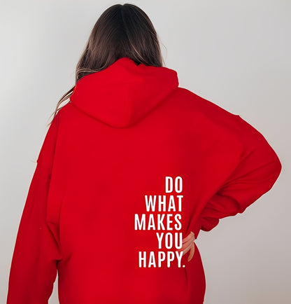 Adrienne - Eleganter Kapuzenpullover mit Aufdruck für Damen