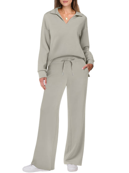 Justina - Bequemes Damen-Set mit Pullover und Hose