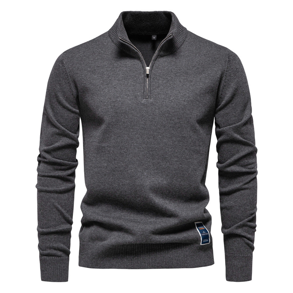 Caelum - Komfortabler Slim-Fit-Strickpullover für Herren