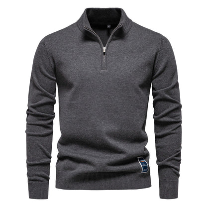 Caelum - Komfortabler Slim-Fit-Strickpullover für Herren