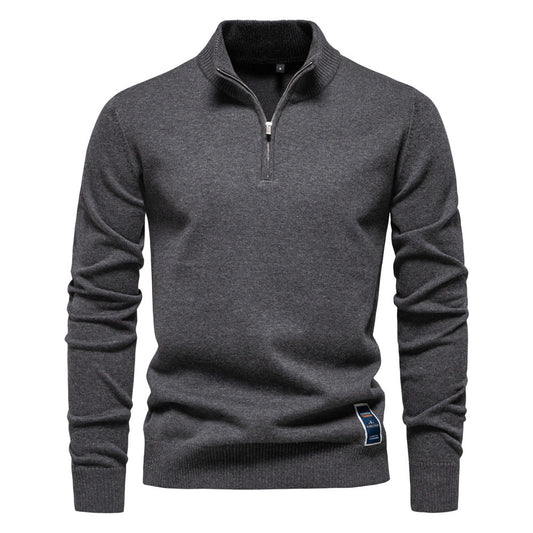 Caelum - Komfortabler Slim-Fit-Strickpullover für Herren