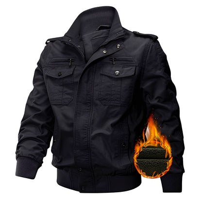 Gary - Modische Herren-Fleecejacke mit Taschen