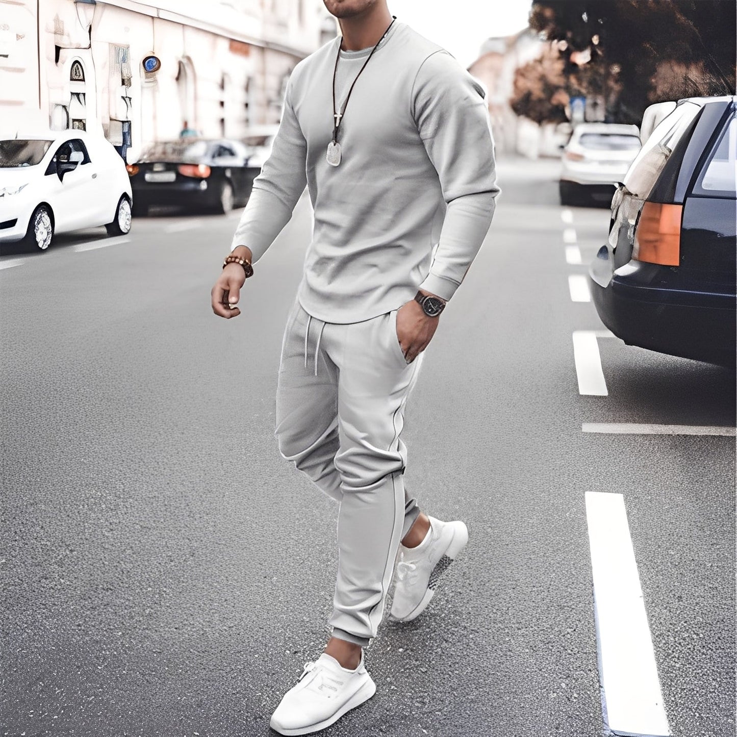 Ilyan - Pullover und Hose Trend für Herren definieren
