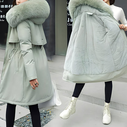 Evette - Kuscheliger Damenmantel mit stilvoller Kapuze