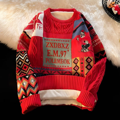 Charles - Stilvoller, leger gestrickter Damen-Weihnachtspullover