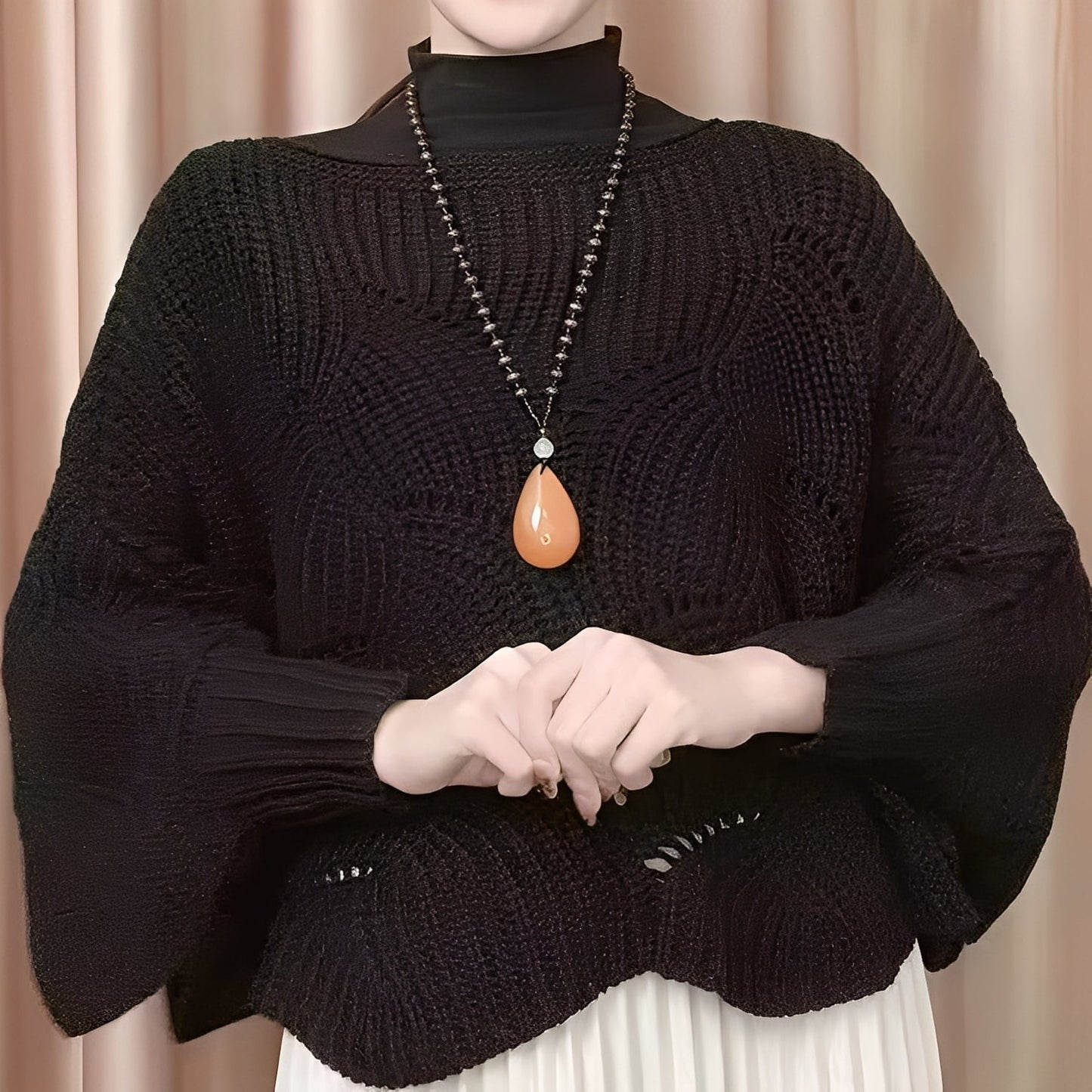 Celestine - Damen-Thermopullover mit lockeren Ärmeln