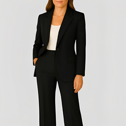 Maeva - Langer eleganter Blazer und Hose für Damen Set