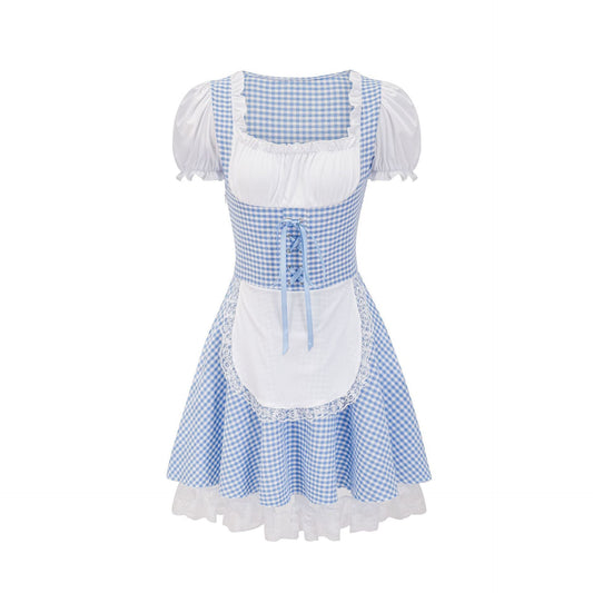 Miriam - Klassisches Damenkleid mit Karomuster